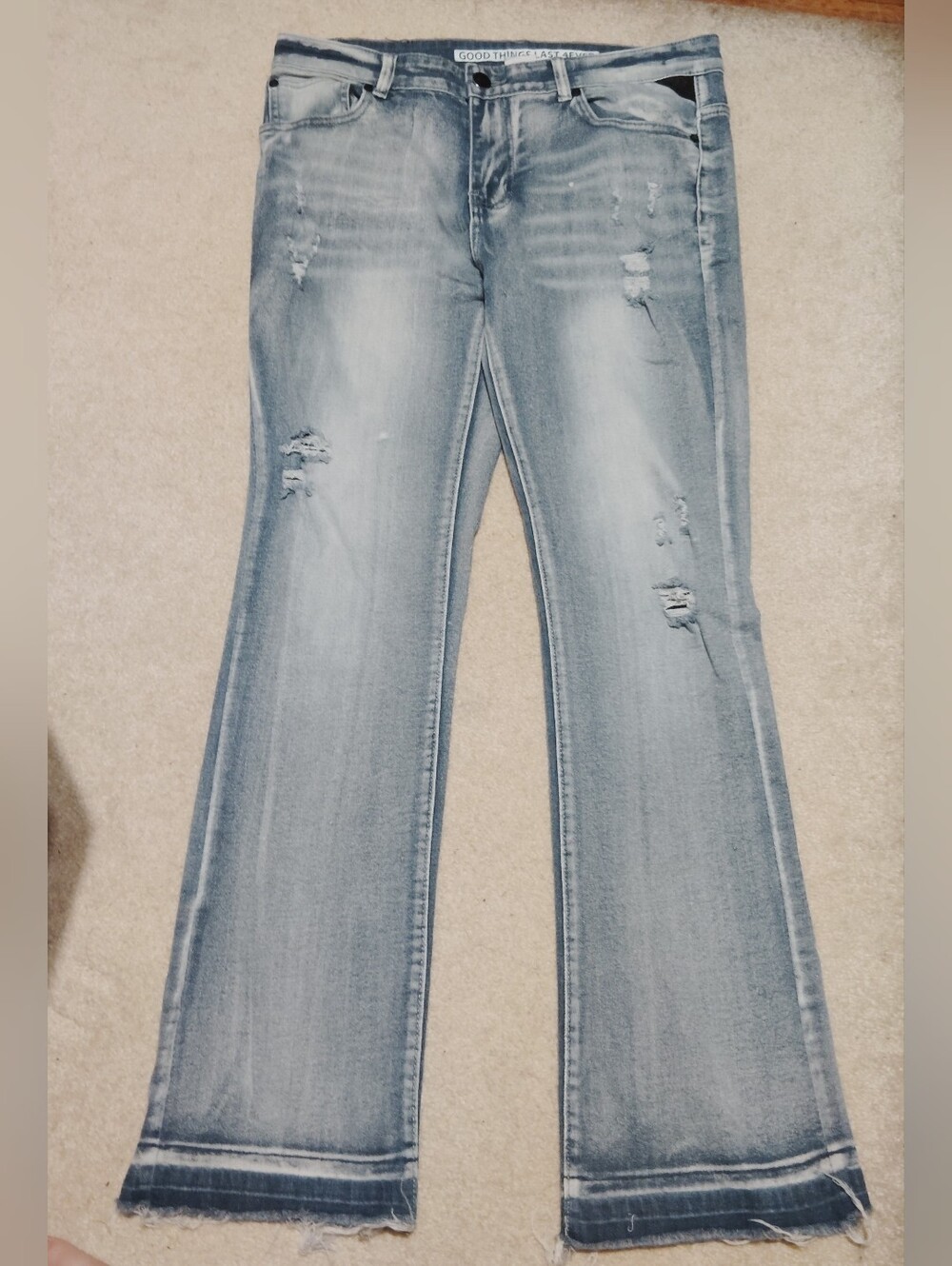 Good Things Last 4ever Bootcut Jeans For Men 34x32